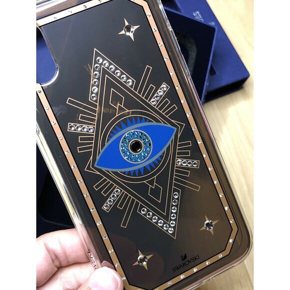 Swarovski Tarot Evil Eye Motif iphone X / XS Case - Picture 7 of 10